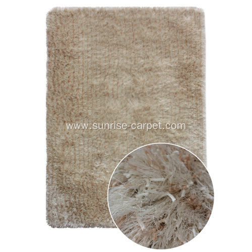 Thick and Viscose Shaggy Rug mix color